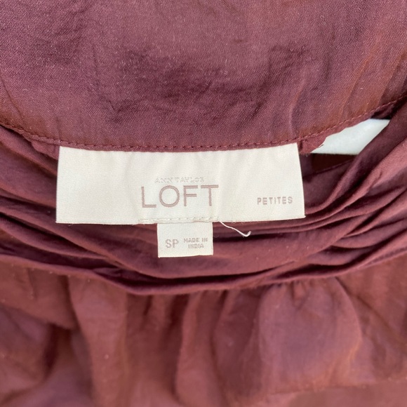 Loft Small Petite Maroon Tank - Picture 6 of 7
